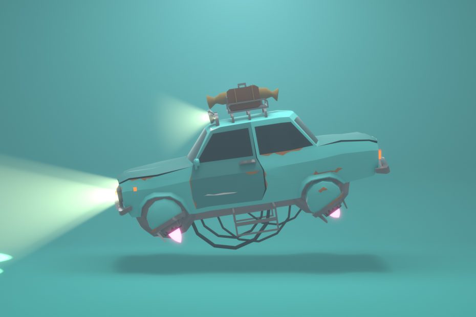 Flying Sci-Fi Car